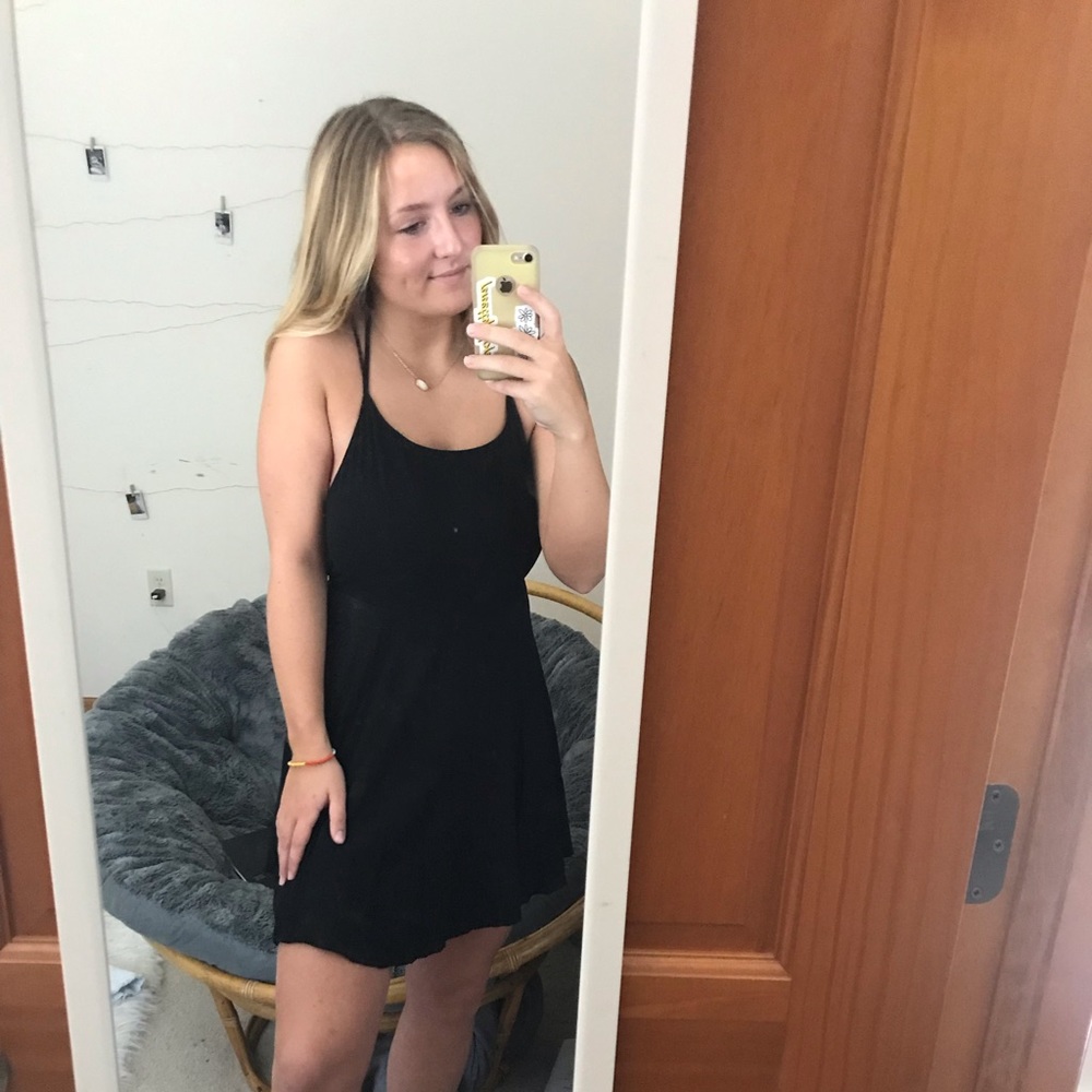 black mini dress - Picture 2 of 5